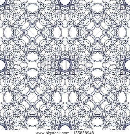 Seamless Abstract Background Pattern Guilloche Ornament