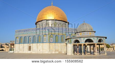 JERUSALEM ISRAEL 23 10 16: Temple Mount known as the the Noble Sanctuary of Jerusalem located in the Old City of Jerusalem, is one of the most important religious sites in the world.