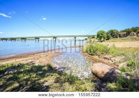 Turbid Waters Of Missouri River