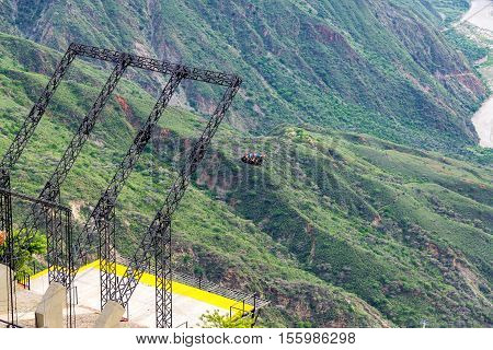 Giant Swing In Chicamocha Canyon