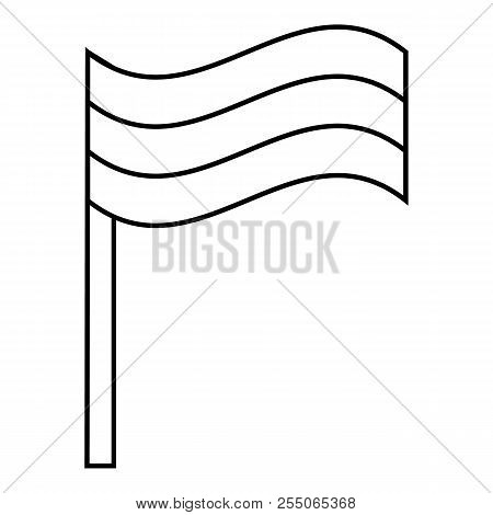 Flag Rastaman Icon. Outline Illustration Of Flag Rastaman Icon For Web