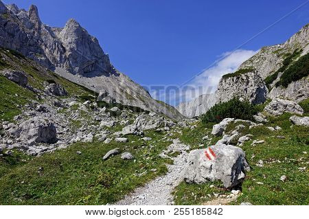 View To The Hochschwab From Obere Dullwitz, Austria