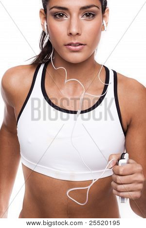 jogging kvinna