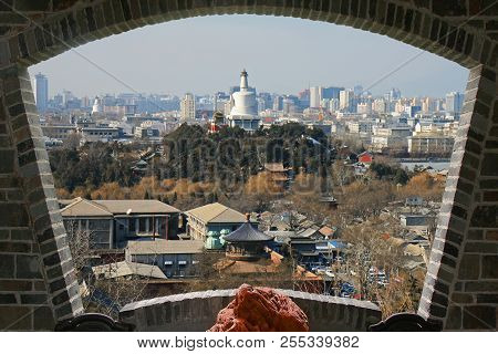 The Aerial View Of Beijing City From Top Of The Jing-shan Hill