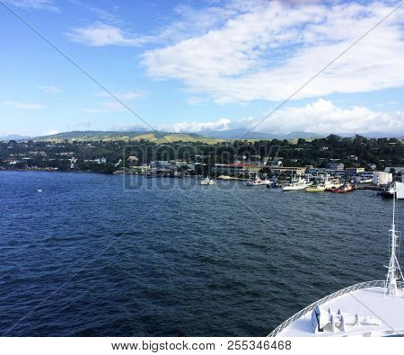Views Of Honiara From A Cruise Ship, Solomon Islands.