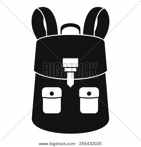 Haversack Icon. Simple Illustration Of Haversack Icon For Web Design Isolated On White Background