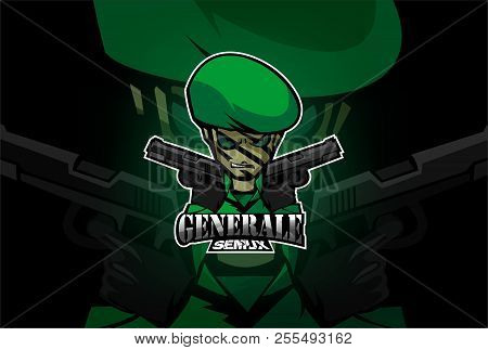 Assasin Mascot Logo For Gaming, Esport Team , T-shirt Print And More