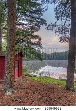 Silver Lake In Sullivan County  Located In The U.s. State Of New York