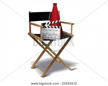 Movie director chair