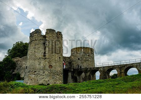 Medieval Fortress Of Xiii Century In Koporye, Leningradskaya Oblast, Russia.