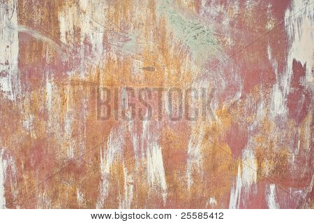 alte bemalte Metall Rost