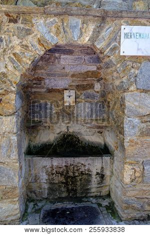 Ephesus, The House Of The Virgin Mary. Holy Spring