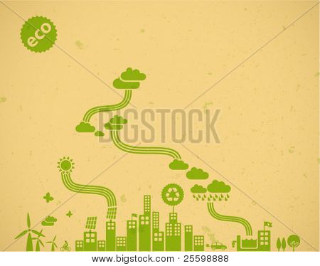 økologi baggrund / eco visuelle