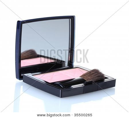 상자 흰색 절연 메이크업 블러셔