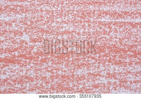 pastel red crayon on white art canvas background texture