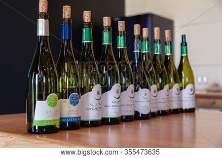 Bottles Of White Wine Chablis Wine Jean Marc Brocard