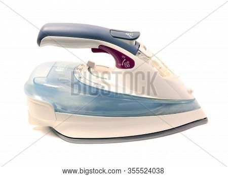 Modern Iron Isolated On A White Background. Iron.