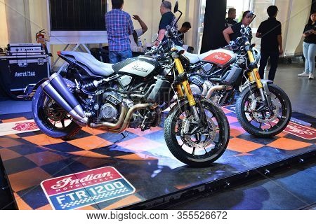 Pasig, Ph - Mar. 7: Indian Motorcycle Ftr 1200 At 2nd Ride Ph On March 7, 2020 In Pasig, Philippines