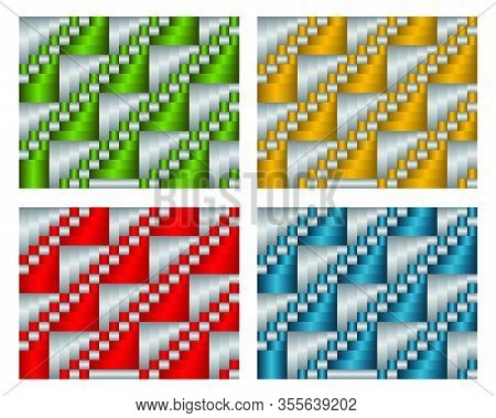 Beautiful Decorative Ethnic Woven (anyaman) Background Texture 7