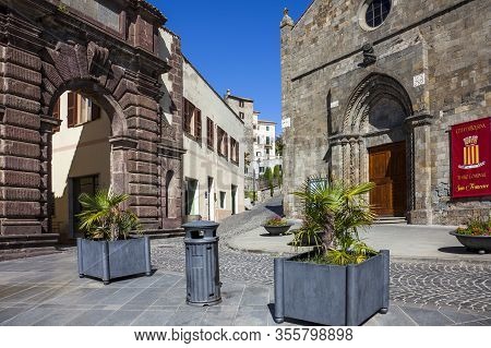Bolsena Lazio Italy On October 04, 2019 The Old Town In The Province Of Viterbo