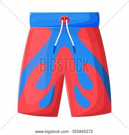 Vector Design Of Shorts And Beachwear Symbol. Web Element Of Shorts And Underpants Stock Vector Illu