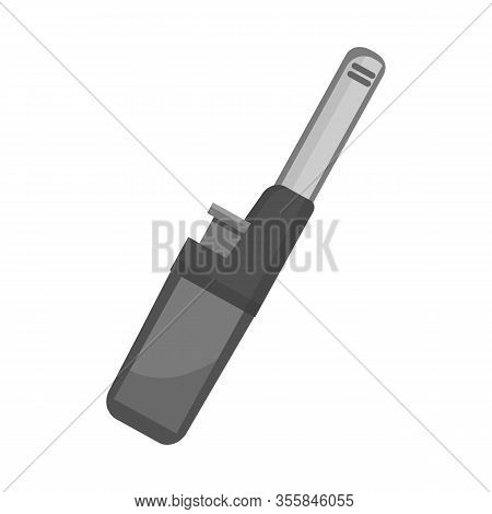 Vector Illustration Of Cigarette And Electronic Sign. Web Element Of Cigarette And Smoking Vector Ic