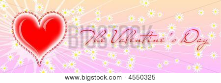 Cartão do dia do St. Valentin