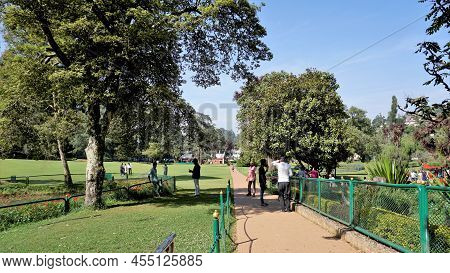 Beautiful Government Botanical Gardens In Ooty, Tamilnadu, India.