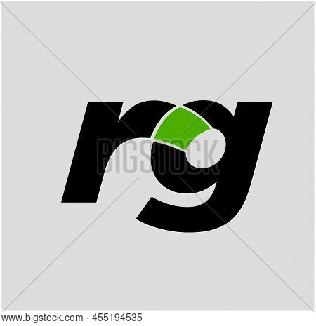 Rg Company Name Initial Letters Monogram. Rg Icon Letters.