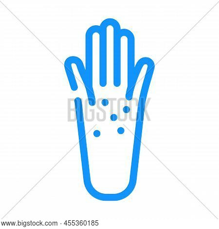 Mouse Hoof Print Color Icon Vector. Mouse Hoof Print Sign. Isolated Symbol Illustration