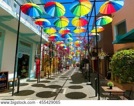 Street Umbrellas In Puerto Plata