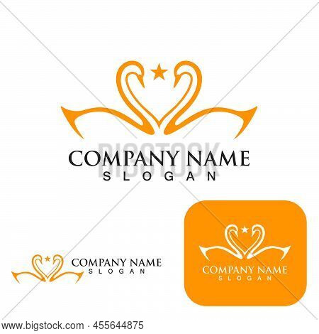 Swan Logo And Symbol Vector Elements