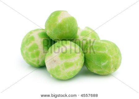 Boulettes de pois wasabi vert