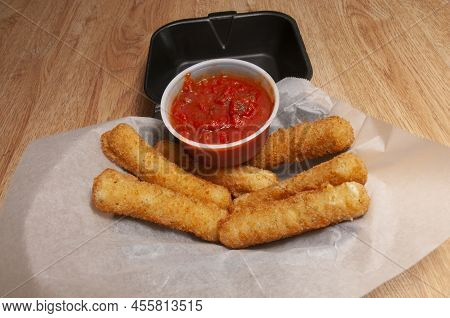 American Cuisine Dish Known A Mozzarella Sticks