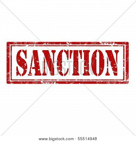 Sanktion Stempel