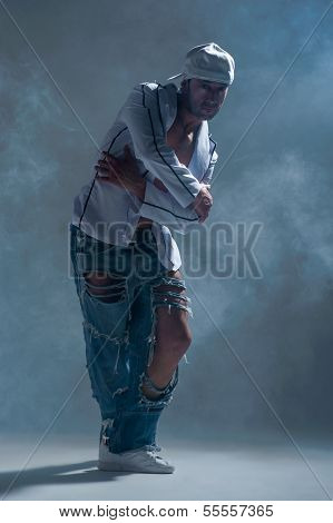 Hip-hop Dancer In A Studio
