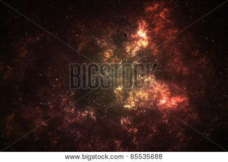 Deep space nebula.
