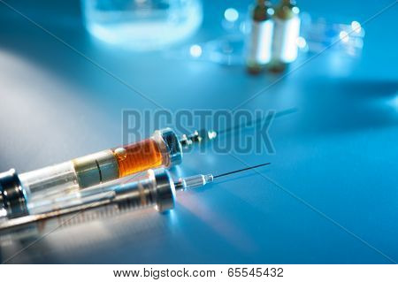 Two Syringe With Drug