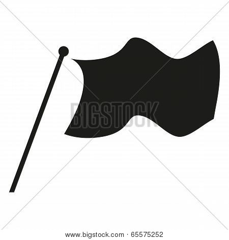 Flag silhouette
