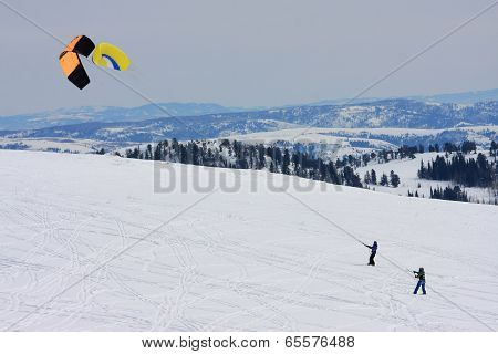 Kite Skiers