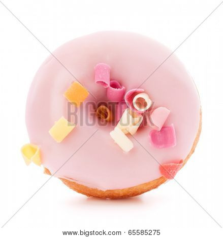 doughnut or donut isolated on white background cutout