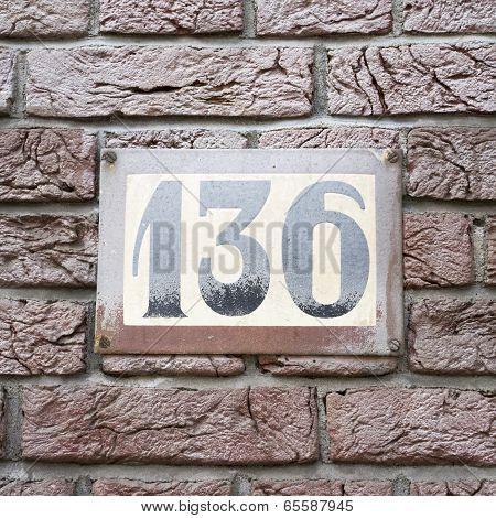 Number 136