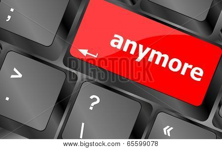 Keyboard With Enter Button, Anymore Word On It