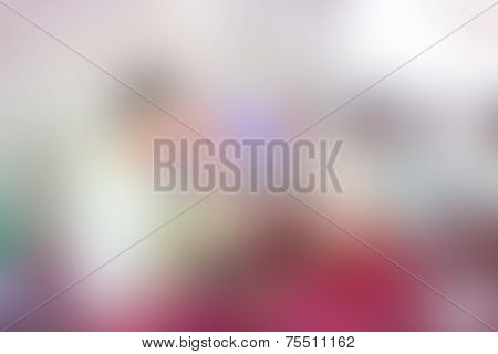 The Blurry Image Of Green,white And Red Tone Abstract