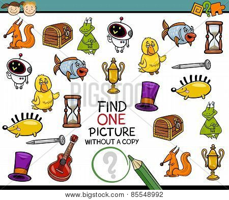 Find Single Picture Game Cartoon