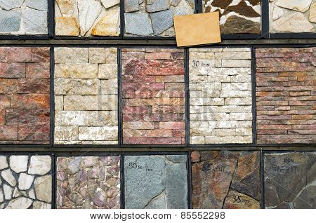 Store assortment building ornaments