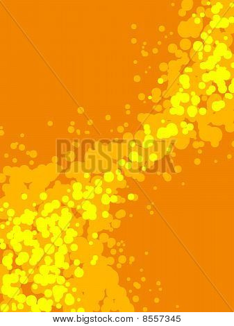 Fond de cercles orange