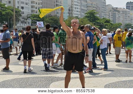 Manifestation in Rio de Janeiro