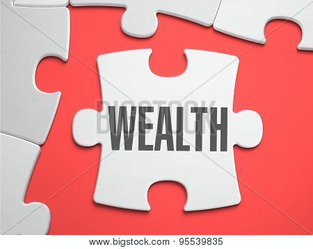 Wealth - Puzzle on the Place of Missing Pieces.