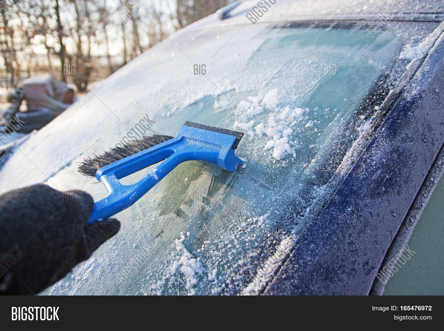 Frozen Windshield Car Image & Photo (Free Trial) Bigstock